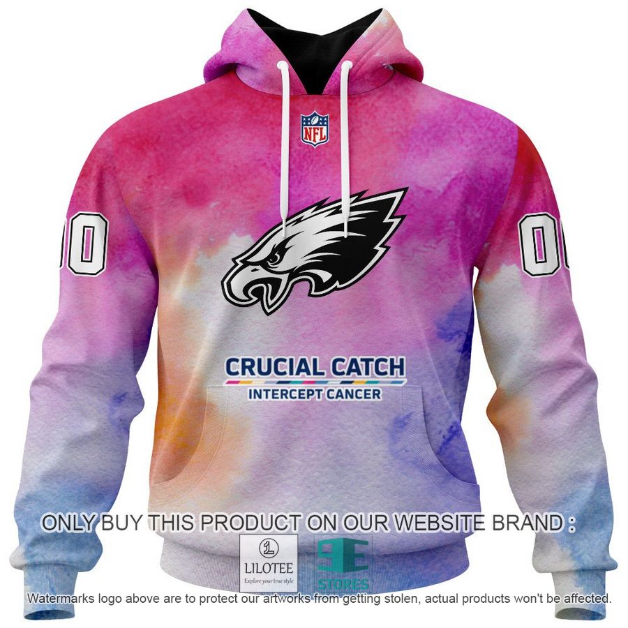 Personalized Crucial Catch Intercept Cancer Philadelphia Eagles Shirt, Hoodie - LIMITED EDITION 14