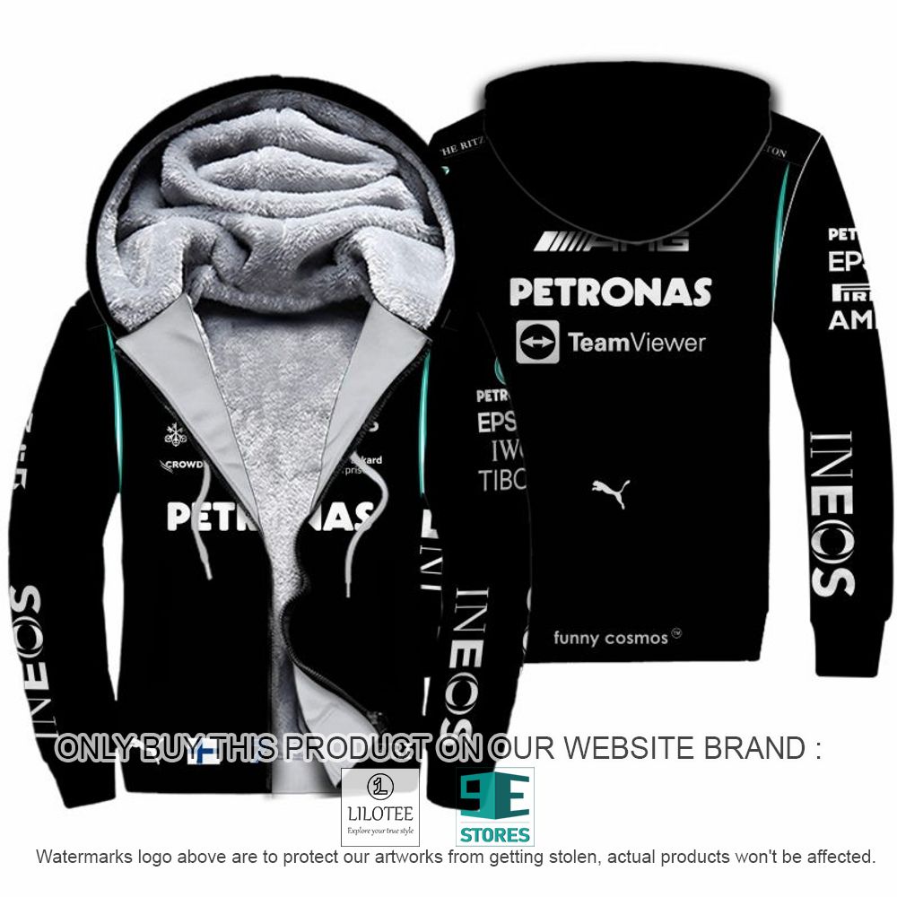 Valtteri Bottas Racing Formula 1 2022 Petronas 3D Fleece Hoodie - LIMITED EDITION 11