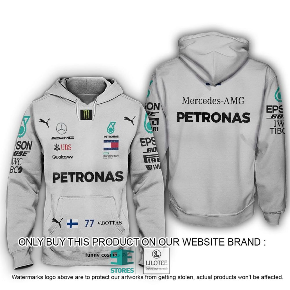 Valtteri Bottas Racing Formula One Grand Prix Petronas 3D Hoodie, Shirt - LIMITED EDITION 7