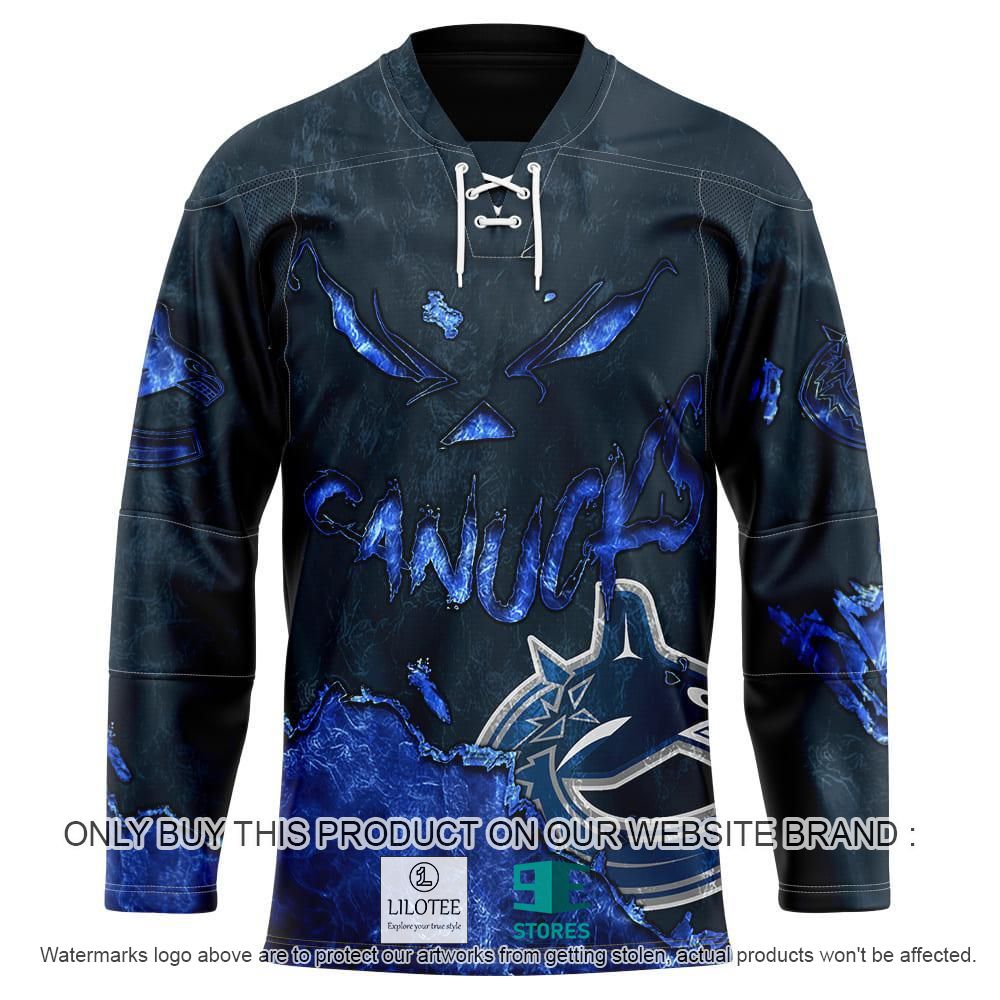 Vancouver Canucks Blood Personalized Hockey Jersey Shirt - LIMITED EDITION 21