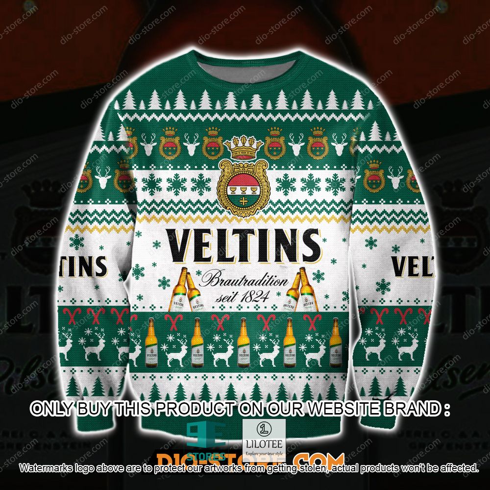 Veltins Brautradition Seit 1824 Beer Ugly Christmas Sweater - LIMITED EDITION 11