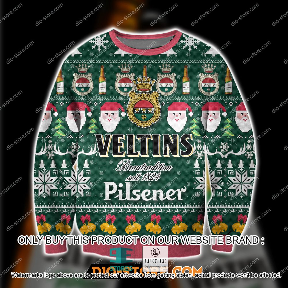 Veltins Pilsener Beer Ugly Christmas Sweater - LIMITED EDITION 11