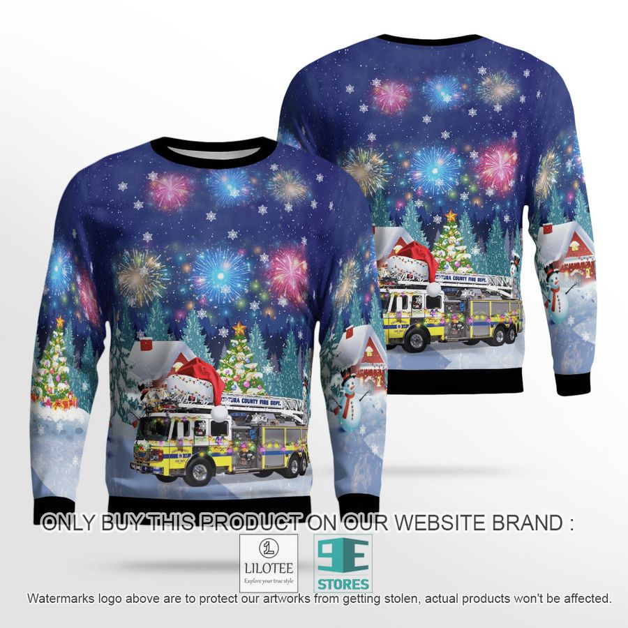 Ventura County Fire Department Christmas Sweater - LIMITED EDITION 18