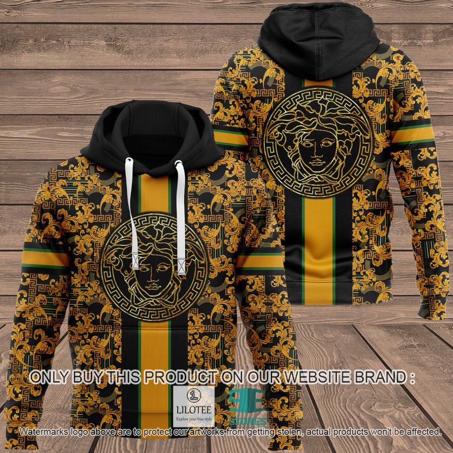 Versace Baroque yellow 3D Hoodie - LIMITED EDITION 8