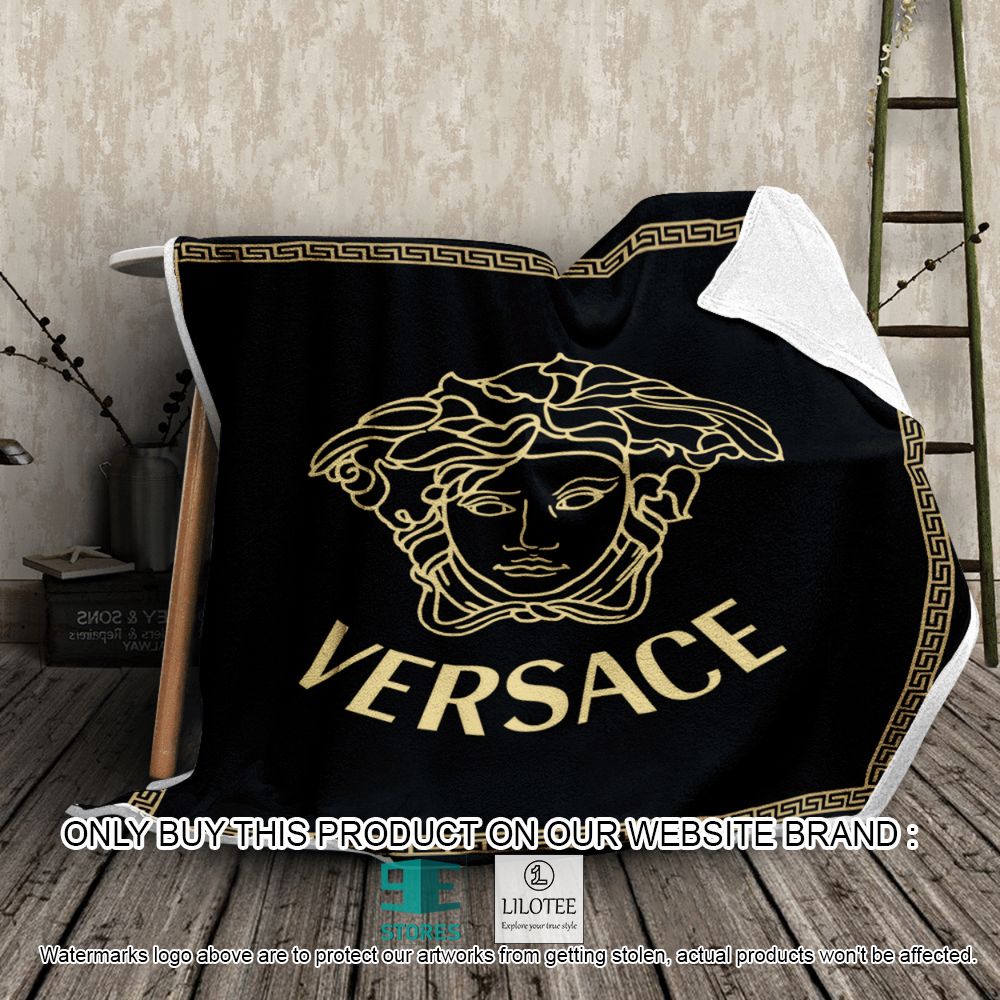 Versace Big Logo Black Blanket - LIMITED EDITION 11