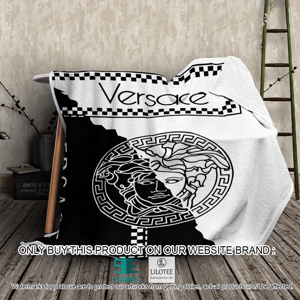 Versace Black White Logo Blanket - LIMITED EDITION 11