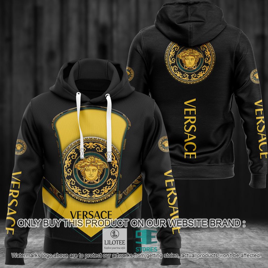 Versace black yellow 3D Hoodie - LIMITED EDITION 9
