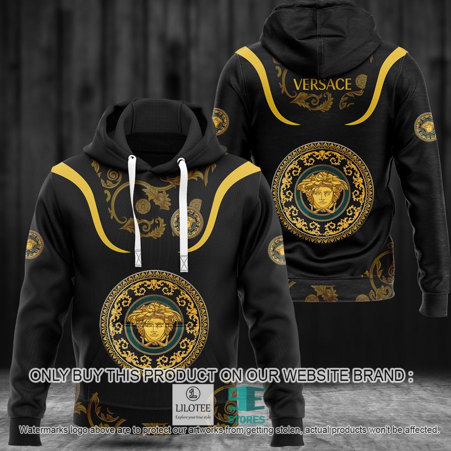 Versace logo black 3D Hoodie - LIMITED EDITION 8
