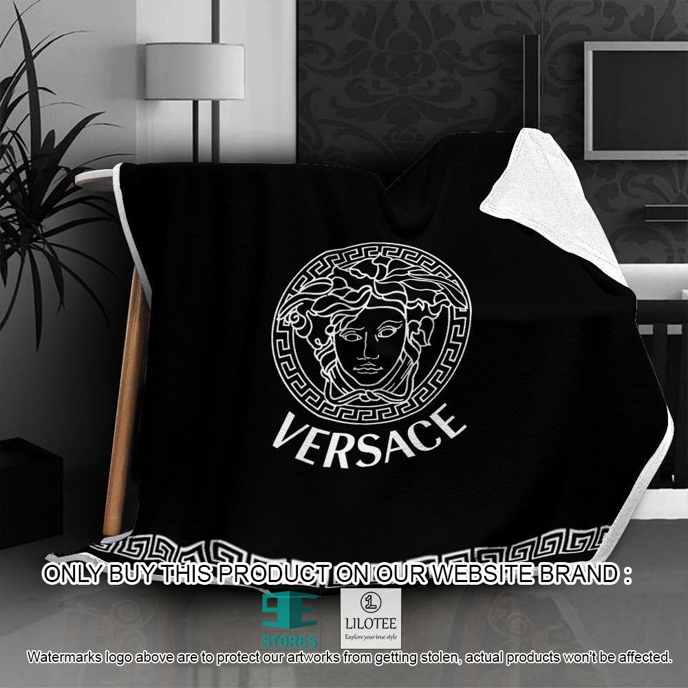 Versace Medusa Black Logo Blanket - LIMITED EDITION 11