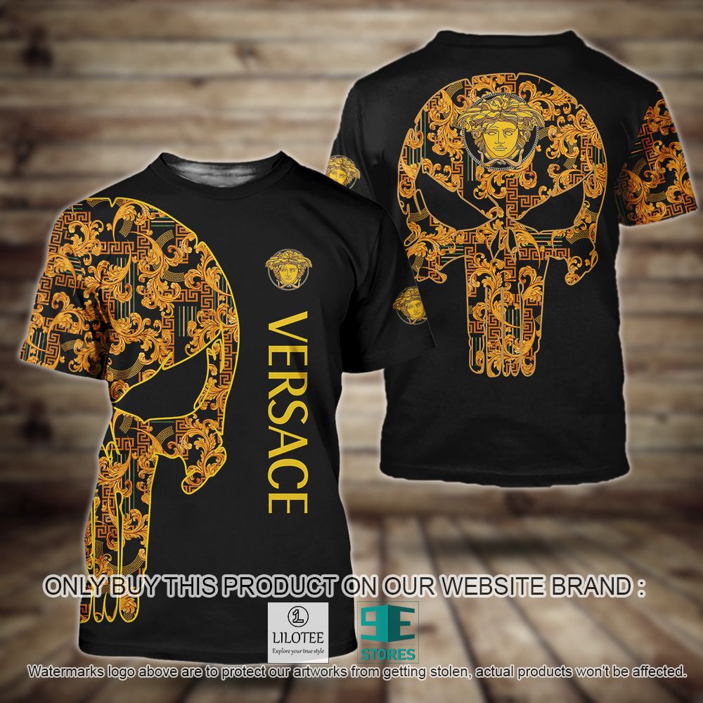 Versace Punisher Skull 3D Shirt - LIMITED EDITION 10