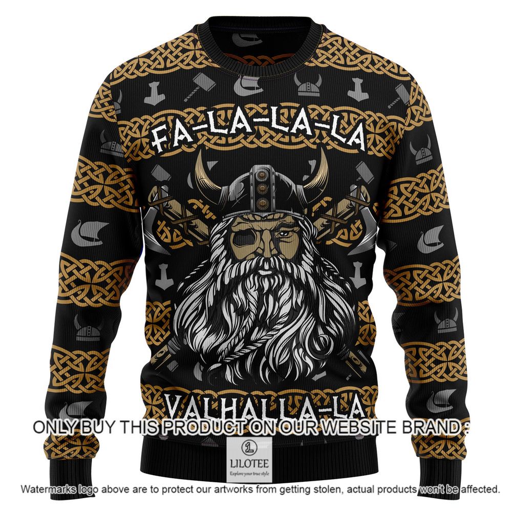 Viking Valhalla La La La Christmas Sweater - LIMITED EDITION 8