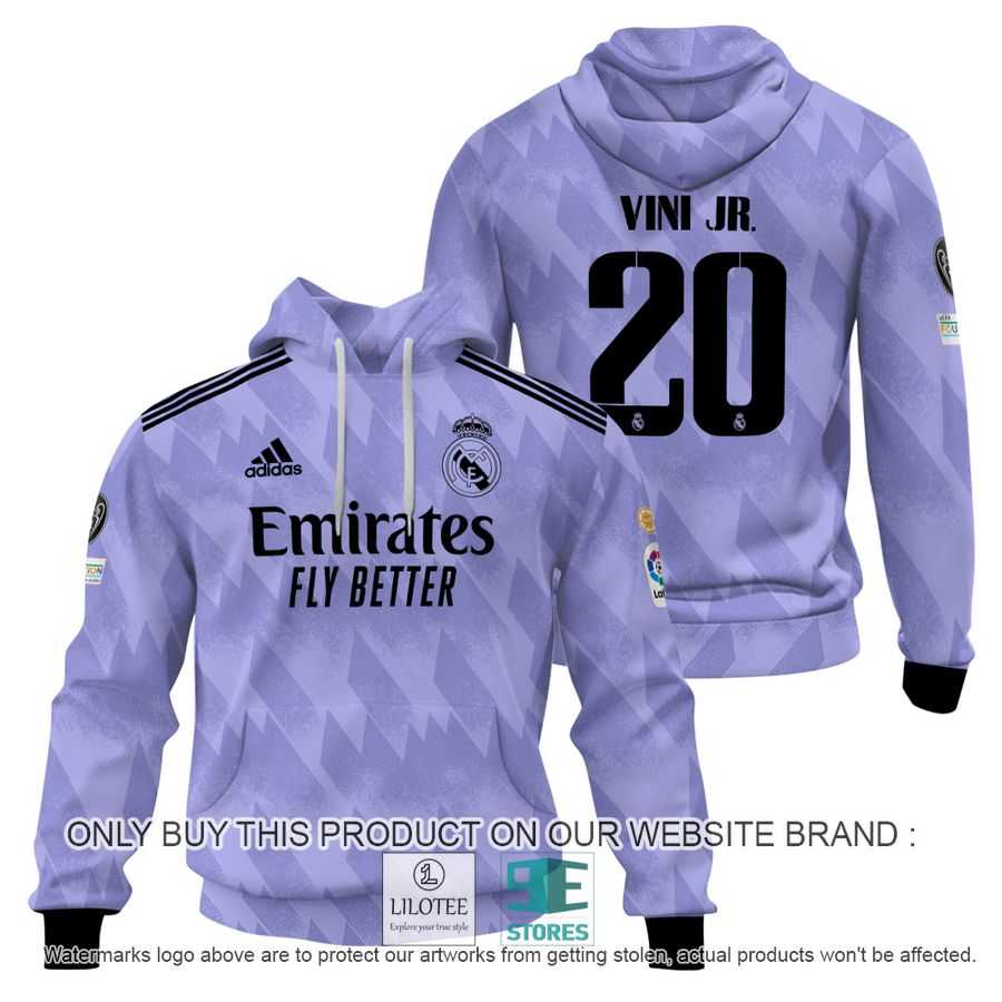 Vinicius Junior 20 Real Madrid FC La Liga purple Shirt, Hoodie - LIMITED EDITION 17