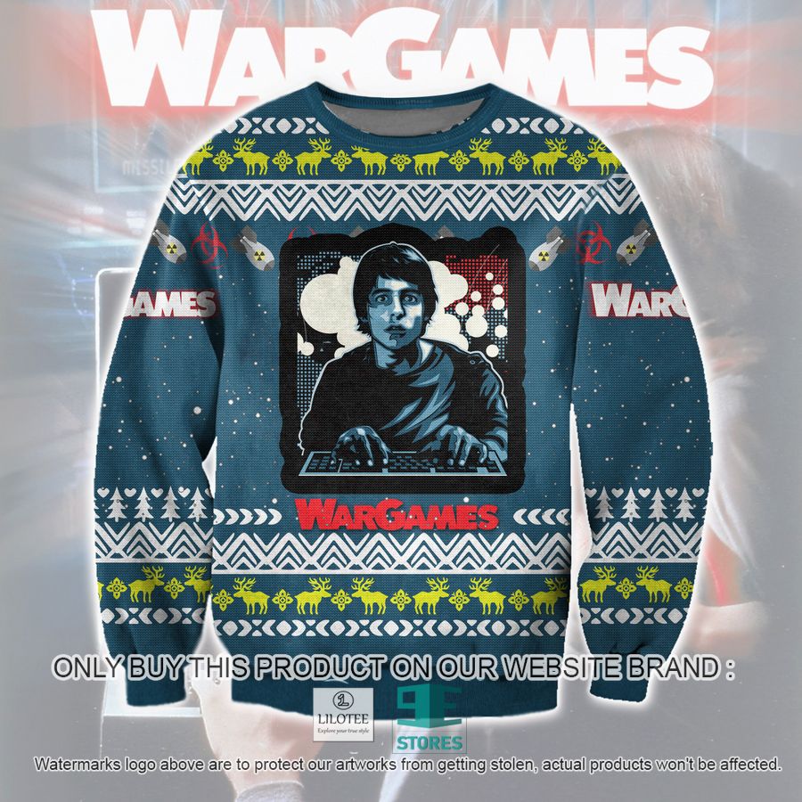 Wargames Ugly Christmas Sweater, Sweatshirt 17