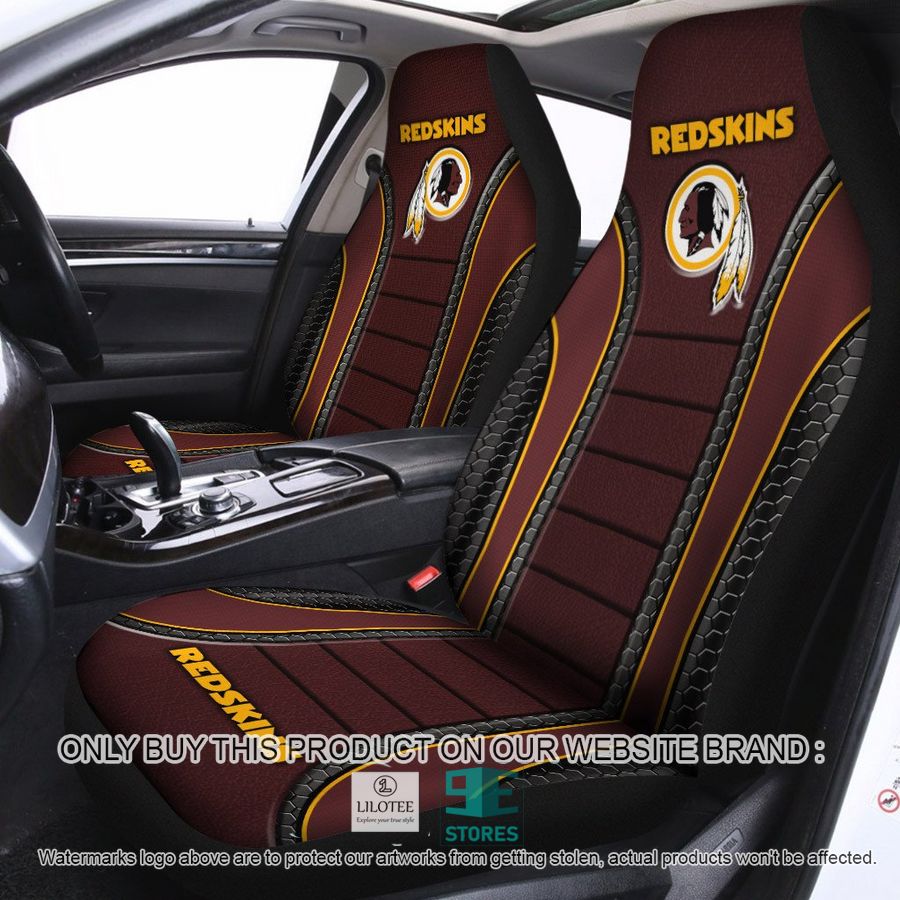 Washington Redskins Brown Car Seat Covers 8