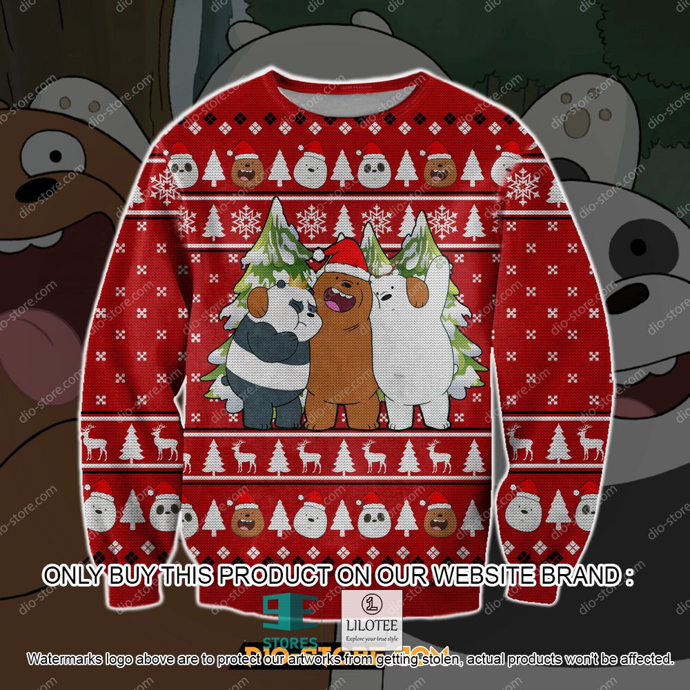We Bare Bears Ugly Christmas Sweater - LIMITED EDITION 10