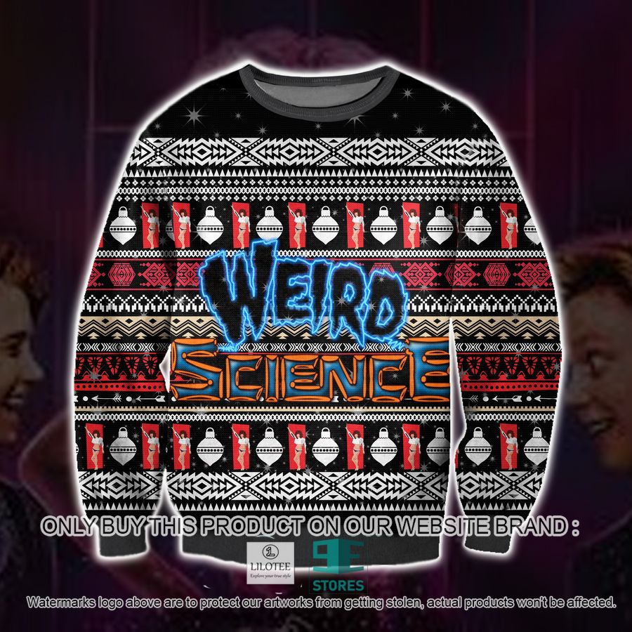Weird Science Ugly Christmas Sweater, Sweatshirt 16