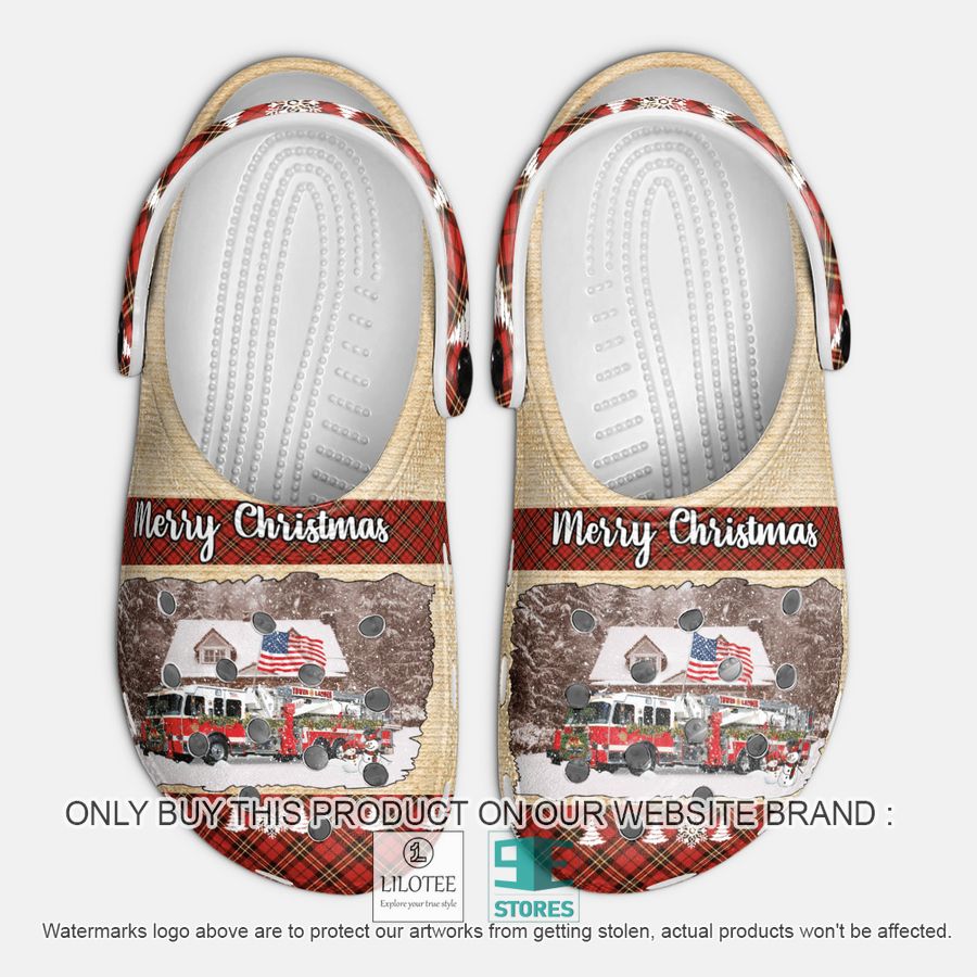 New York West-Nyack Fire-Department Christmas Crocband Shoes - LIMITED EDITION 10