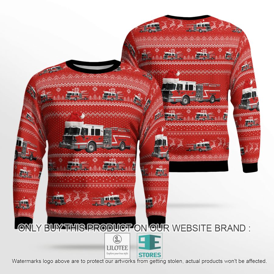 West Nyack New York West-Nyack Fire-Department Christmas Sweater - LIMITED EDITION 19