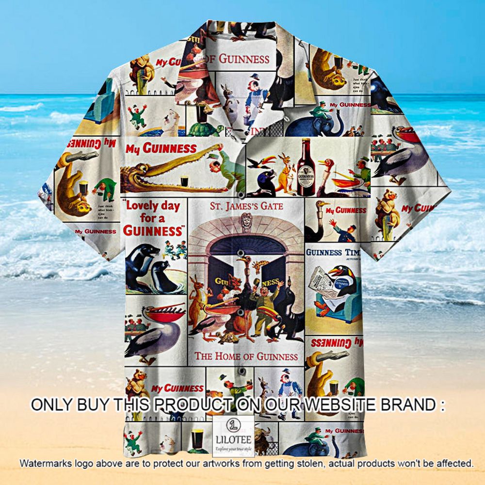 Who's Got the Guinness Short Sleeve Hawaiian Shirt - LIMITED EDITION 10