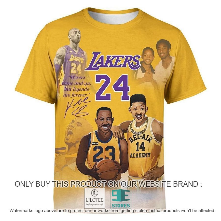Will Smith Kobe Bryant 24 3D Shirt, Hoodie - LIMITED EDITION 7