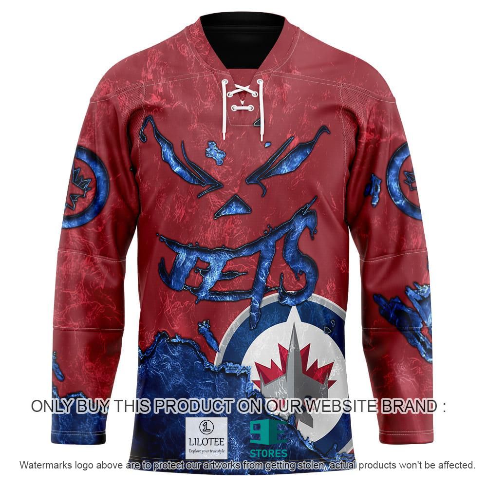 Winnipeg Jets Blood Personalized Hockey Jersey Shirt - LIMITED EDITION 20