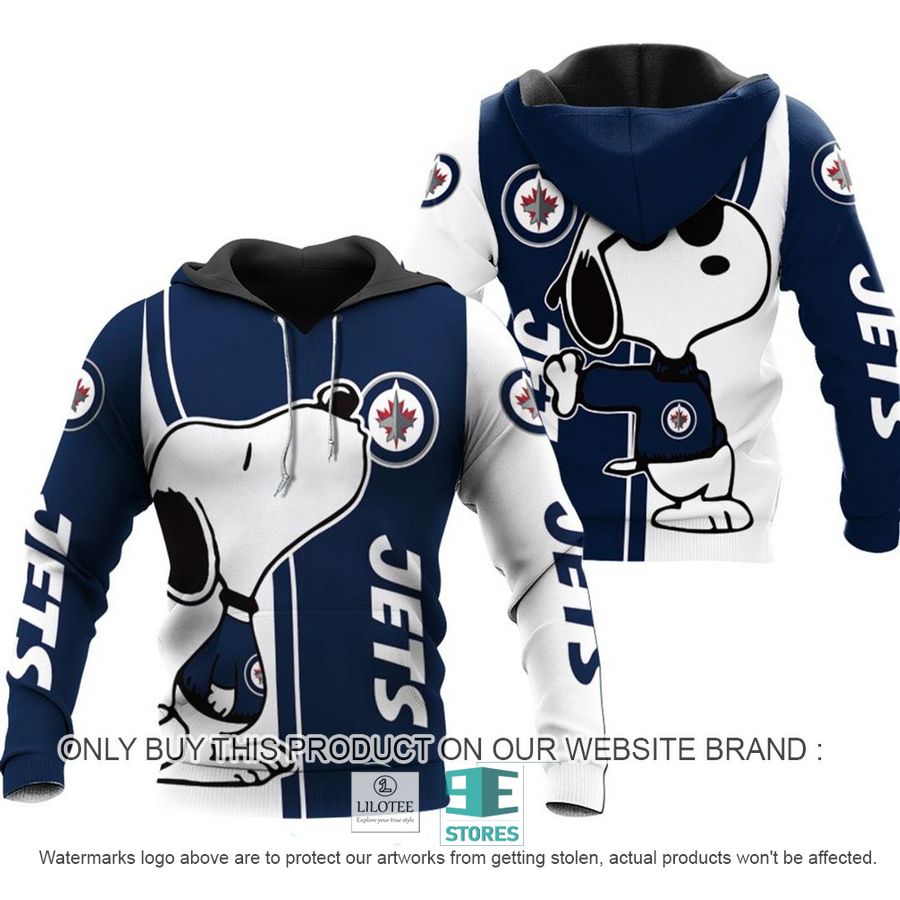 Winnipeg Jets Snoopy Hoodie 8