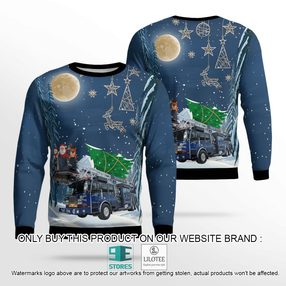 Winterville Fire-Rescue-EMS Christmas Wool Sweater - LIMITED EDITION 12