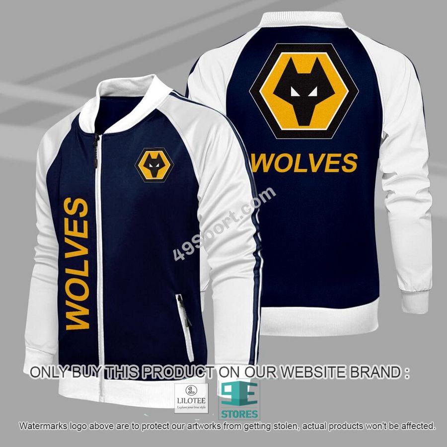 Wolverhampton Wanderers Premier League Tracksuit Jacket 5 Wolverhampton Wanderers Premier League Tracksuit Jacket - Image 5