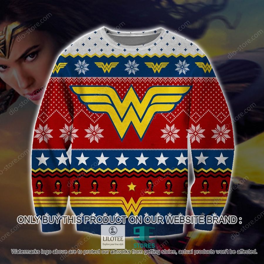 Wonder Woman Logo Knitted Wool Sweater - LIMITED EDITION 8