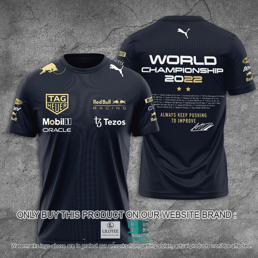 World Championship 2022 Always Keep Pushing To Improve 3D T-Shirt 8