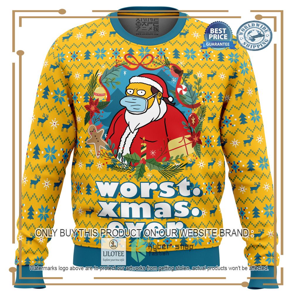 Worst Christmas Ever Simpsons Ugly Christmas Sweater - LIMITED EDITION 7