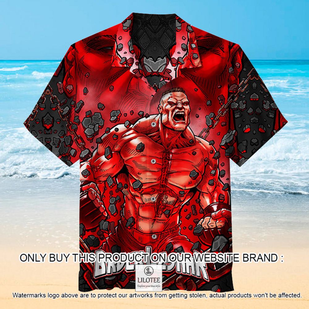 WWE Brock Lesnar Short Sleeve Hawaiian Shirt - LIMITED EDITION 11