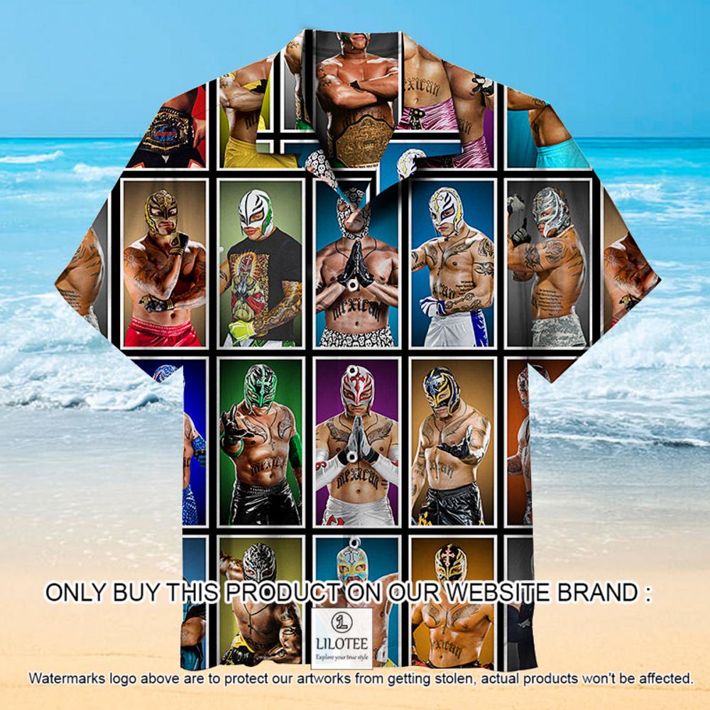 WWE Rey Mysterio Short Sleeve Hawaiian Shirt - LIMITED EDITION 10