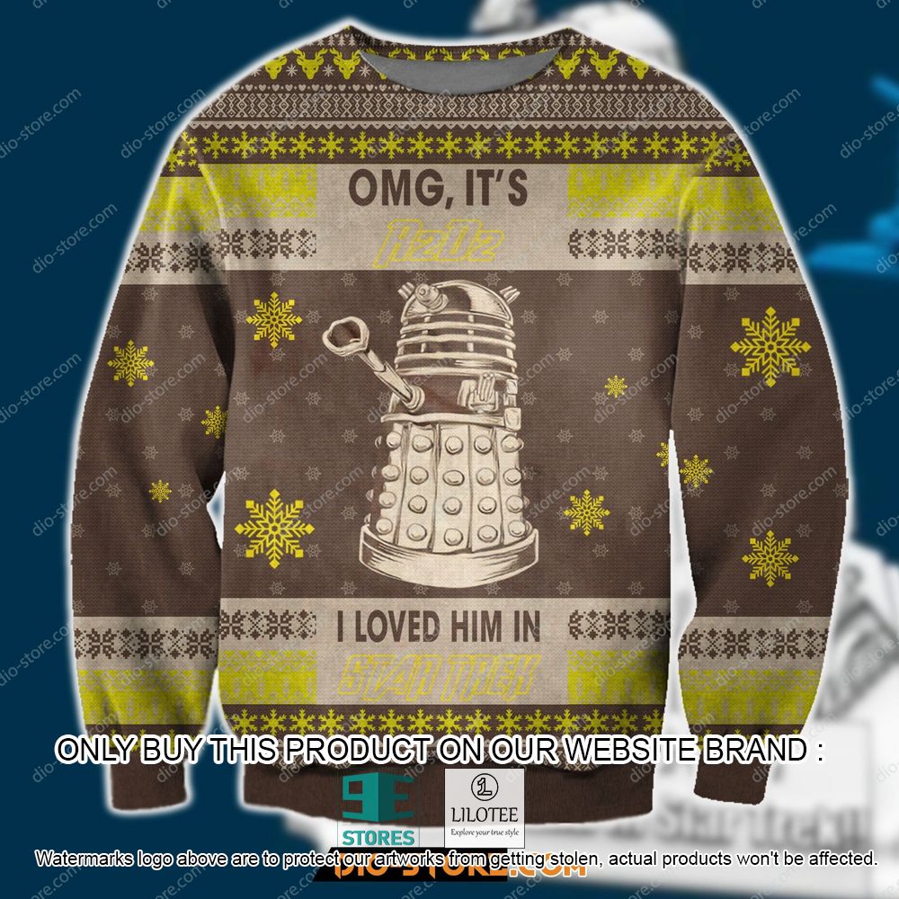 Omg It's R2D2 I Loved Him In Star Trek Ugly Christmas Sweater - LIMITED EDITION 11