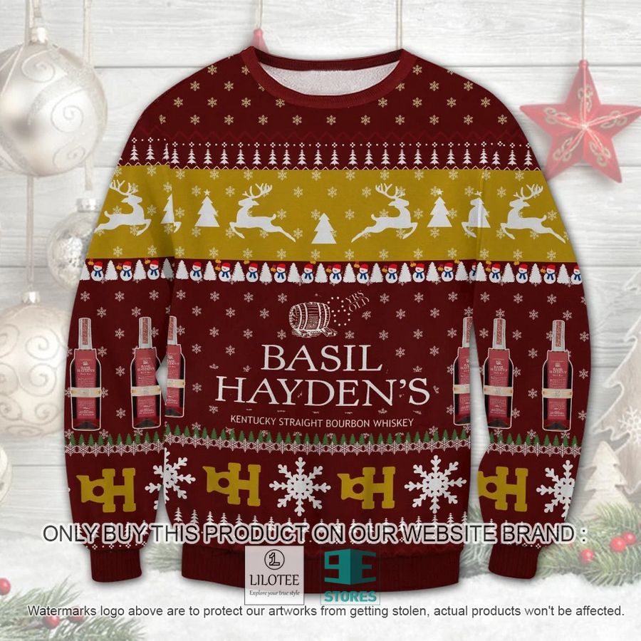 Basil Hayden's Christmas Ugly Christmas Sweater - LIMITED EDITION 8