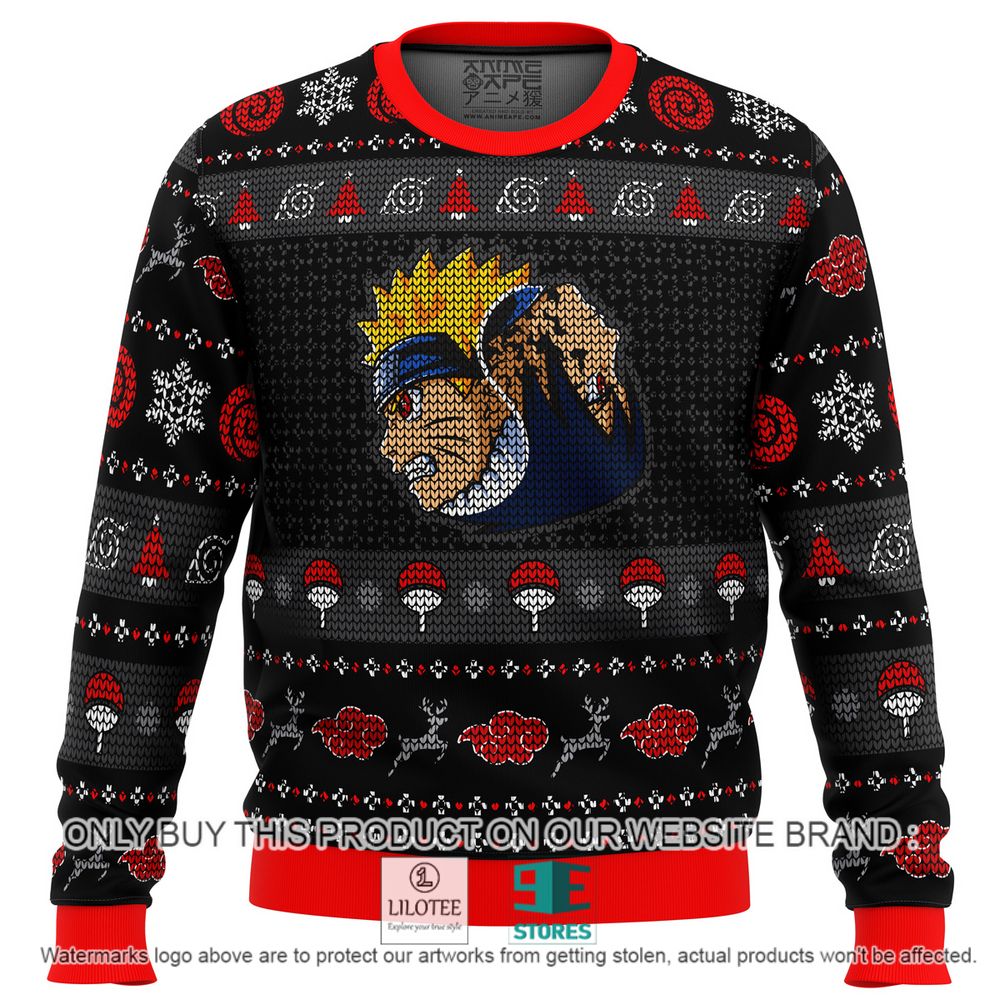 Yin Yang Naruto Sasuke Anime Christmas Sweater - LIMITED EDITION 10