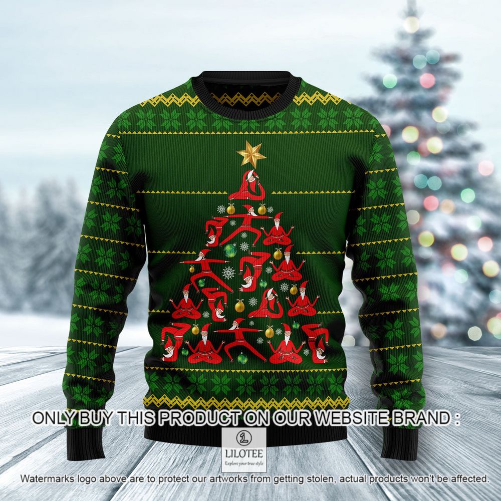 Yoga Christmas Tree Christmas Sweater - LIMITED EDITION 8