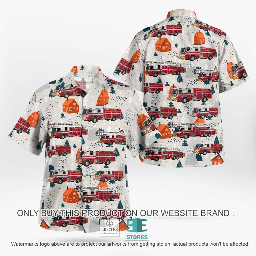 York County, Virginia, York County Department Of Fire And Life Safety Hawaiian Shirt 8