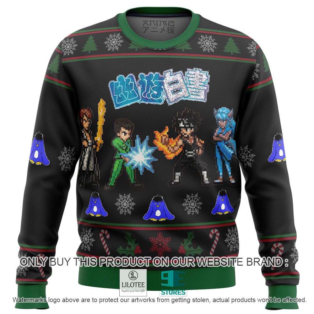 Yuyu Hakusho Ghost Fighter Characters Anime Ugly Christmas Sweater - LIMITED EDITION 11