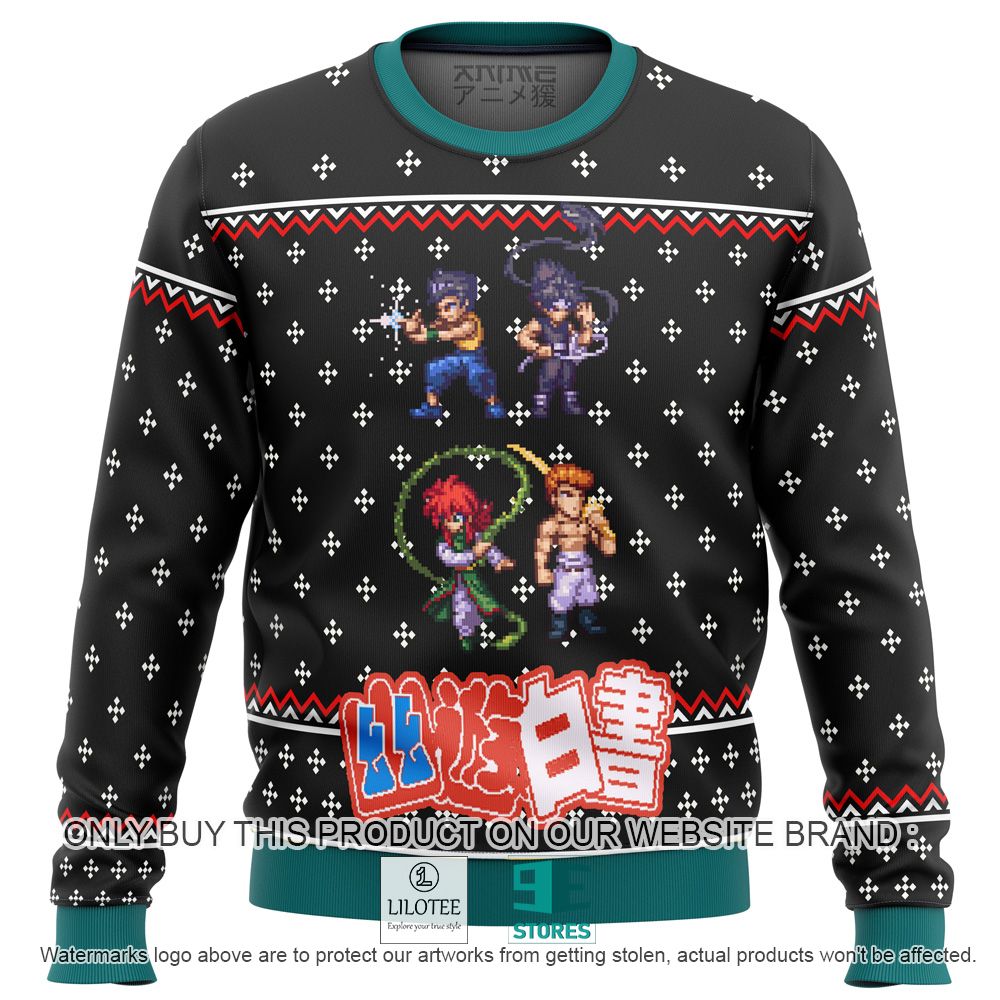 Yuyu Hakusho Ghost Fighter Sprite Anime Ugly Christmas Sweater - LIMITED EDITION 10