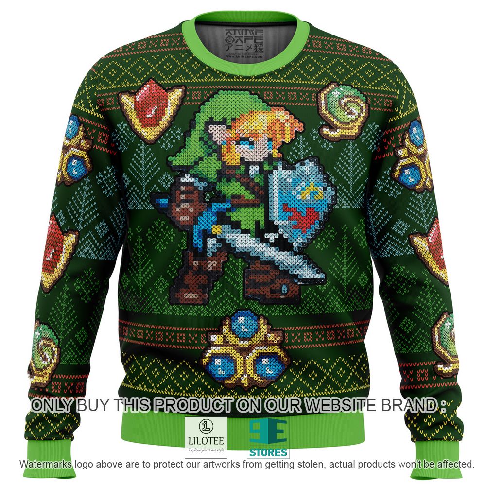 Zelda Link Green Game Ugly Christmas Sweater - LIMITED EDITION 11