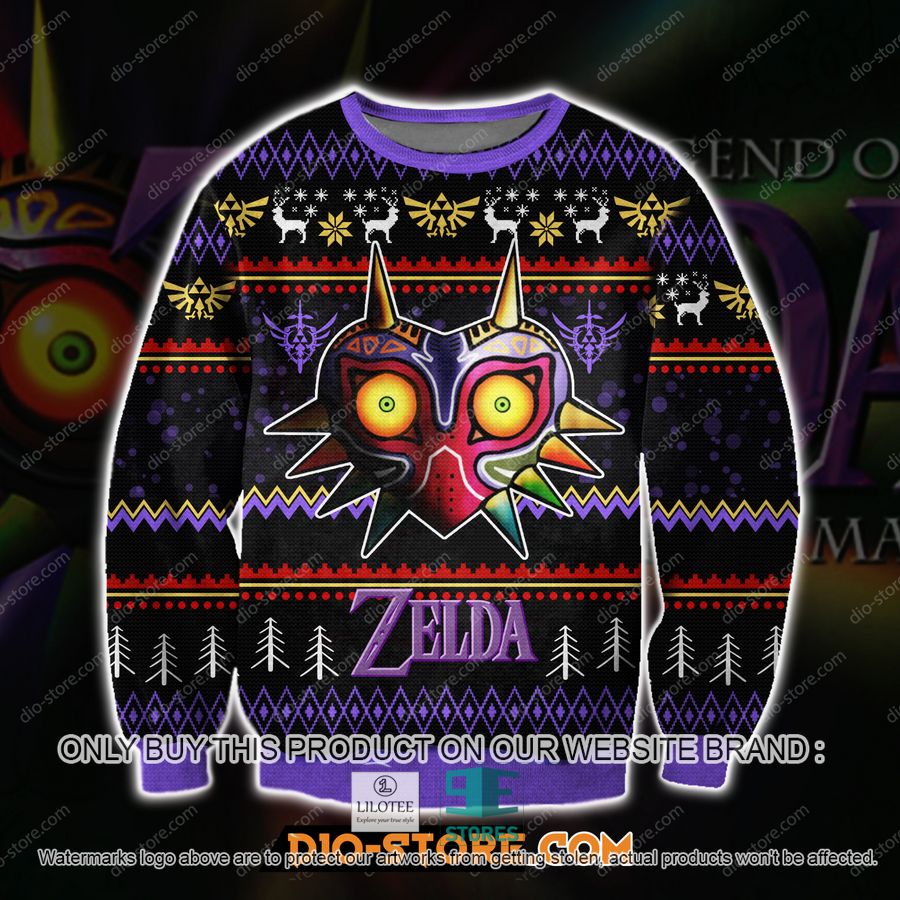 Zelda Ugly Christmas Sweater, Sweatshirt 8