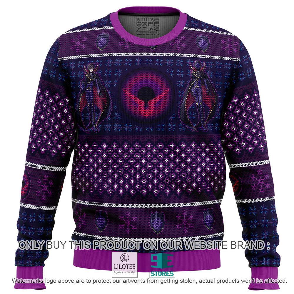 Zero Lelouch Code Geass Anime Ugly Christmas Sweater - LIMITED EDITION 10