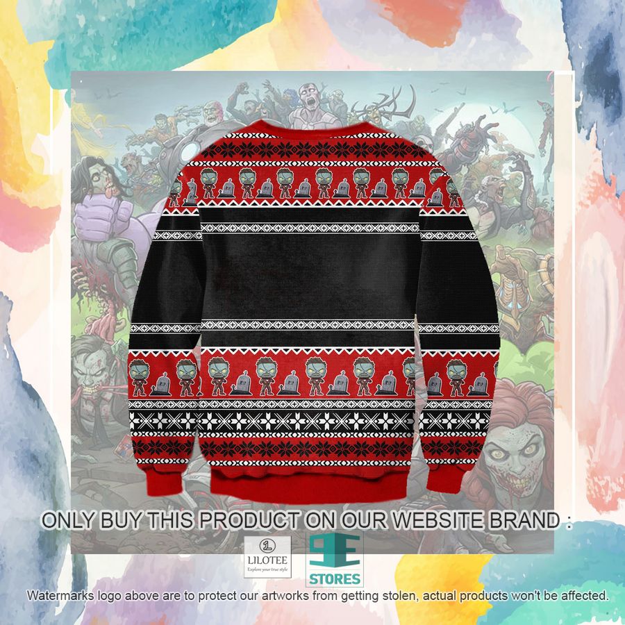 Zombie Iron Man Ugly Christmas Sweater, Sweatshirt 4 Zombie Iron Man Ugly Christmas Sweater, Sweatshirt - Image 4