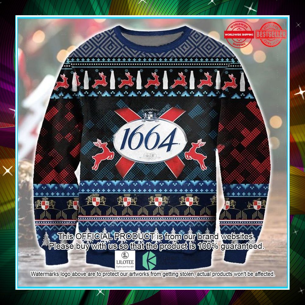 1664 kronenbourg blanc christmas sweater 1 175