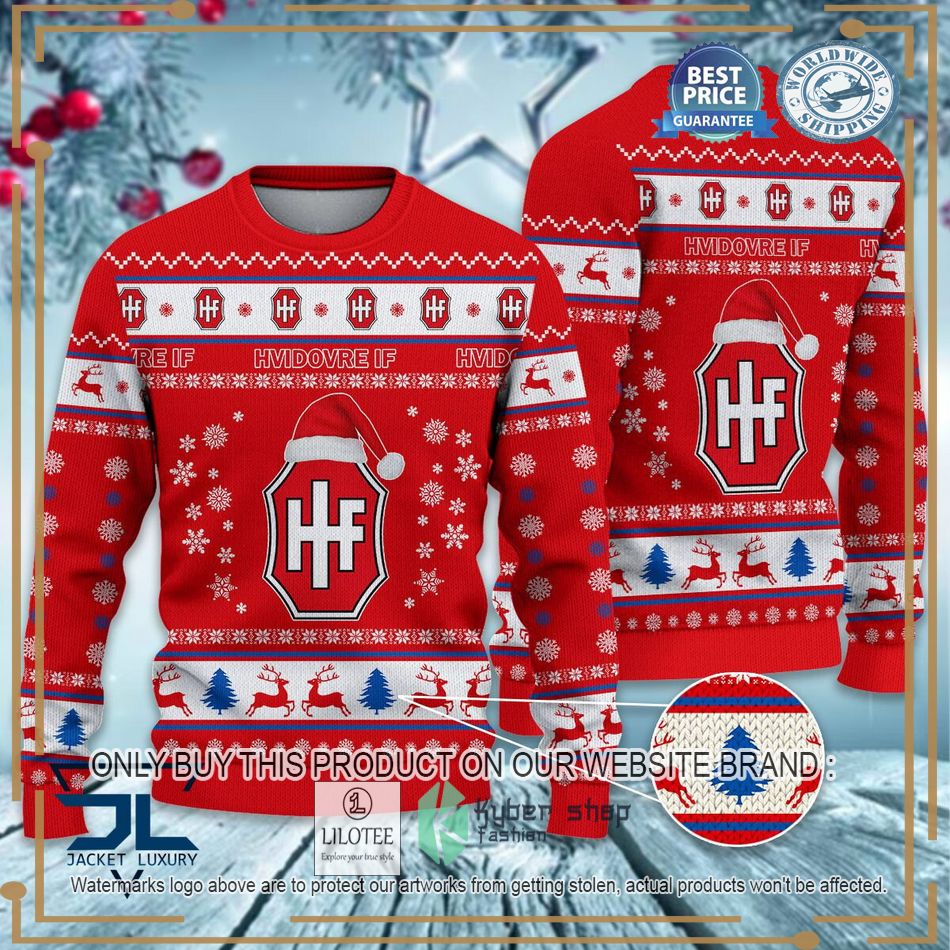 Hvidovre IF Super League & Danish 1st Division Ugly Sweater 7