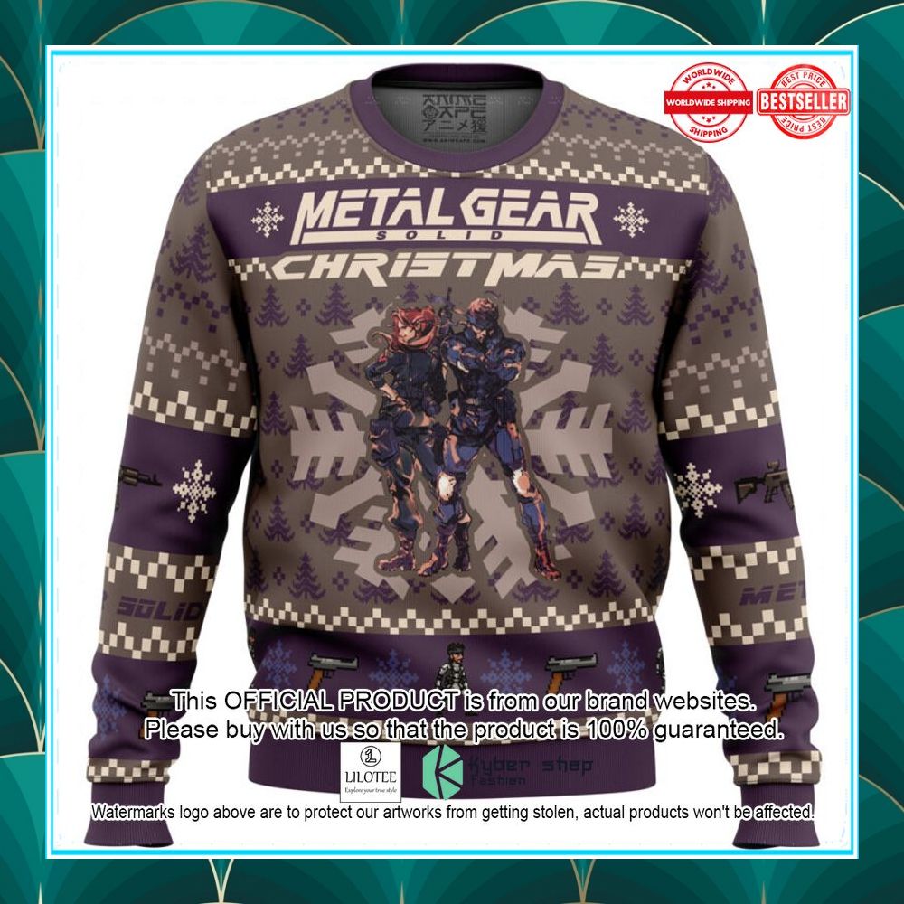 christmas metal gear solid sweater 1 890