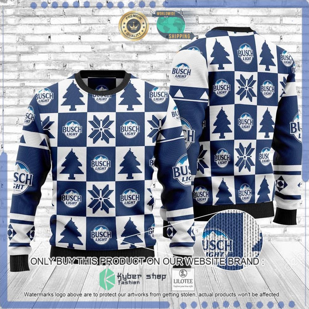 pine busch light pattern christmas sweater 1 82733