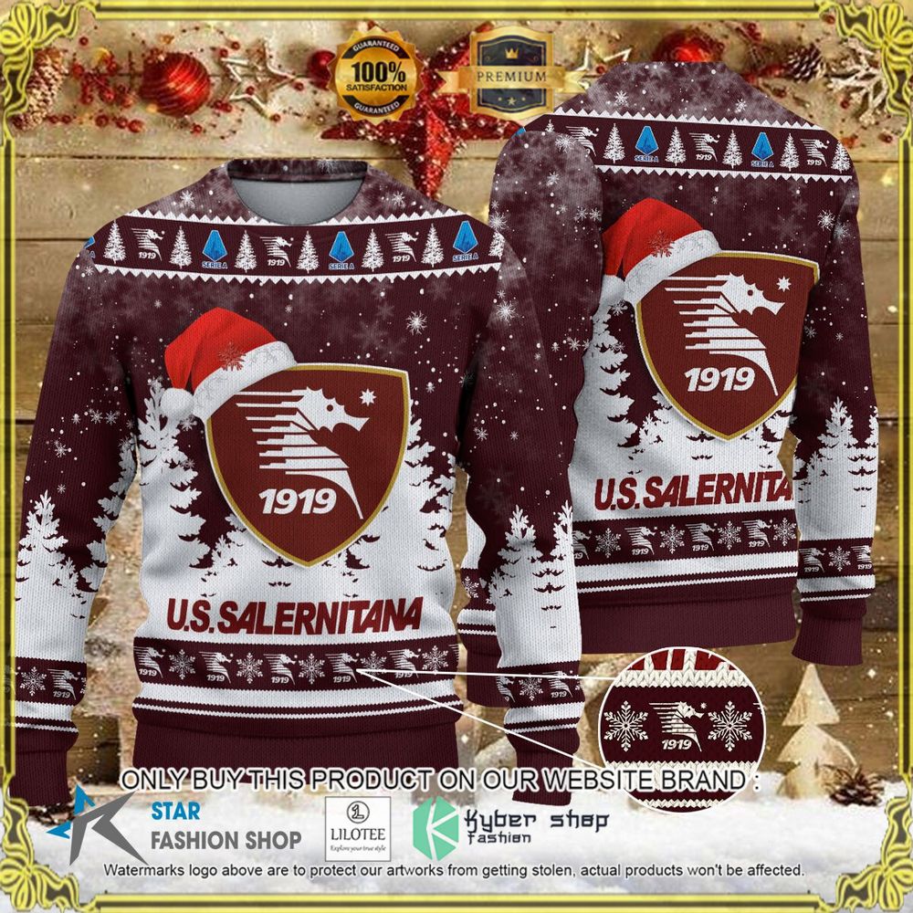 U.S. Salernitana 1919 Christmas Sweater - LIMITED EDITION 7