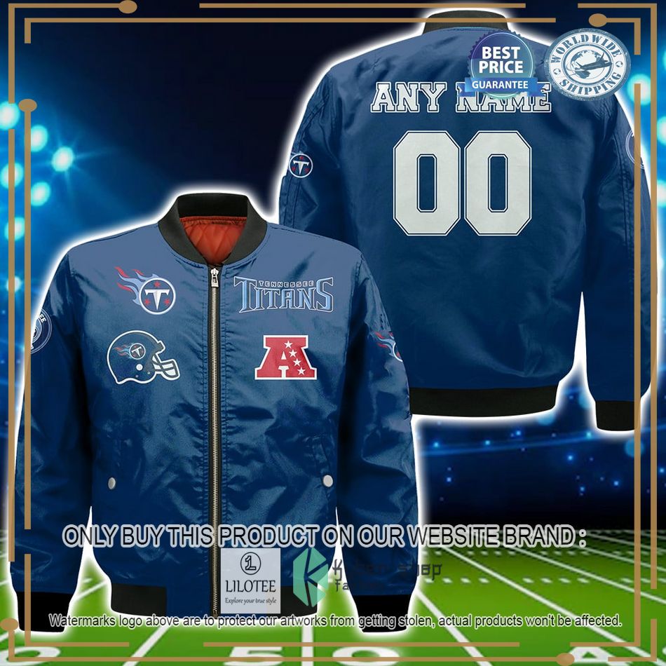 Personalized Tennessee Titans NFL Bomber Jacket - LIMITED EDITION 4